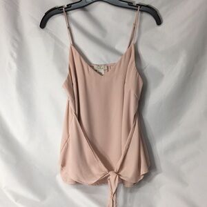 CAD Women’s Blush Tie-Front Tank Top Size M Like-NEW Condition